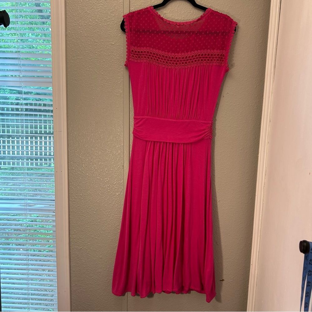 Boden Day Dress Bright Pink Jersey Size US 4L - Picture 9 of 14